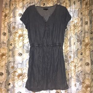 Gap blue jean shirt dress